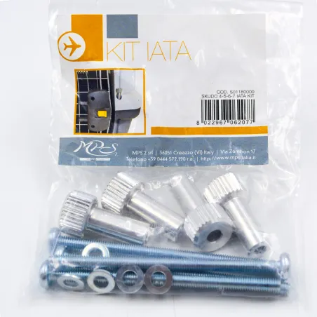 Option kit vis cage de transport animaux IATA