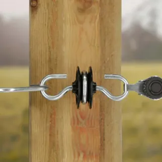 Isolateur de porte double, rotatif