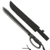 Machette scie avec lame 45,5cm en acier noir inoxydable Machette scie avec lame 45,5cm en acier noir inoxydable