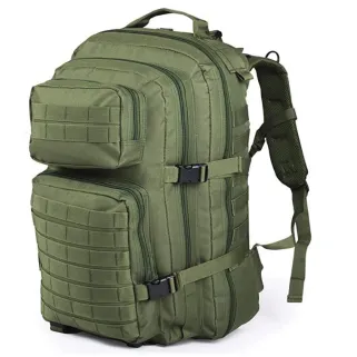 Sac à dos Assault 4 compartiments kaki 36L 50 x 30 x 27cm