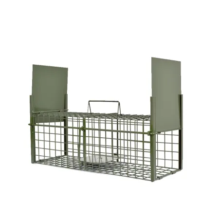 Ratière de passage 2 entrées 50 X 18 X 18 cm metal galvanisé