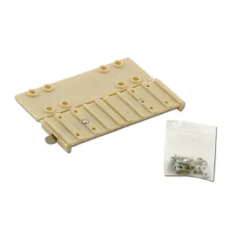 Set de fixation grillage pour mangeoire fibre de verre
