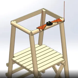 Le Mil angulaire pour mirador 1m, 650g