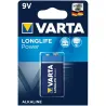 Pile alcaline Varta Longlife Power 9V / 6LR61