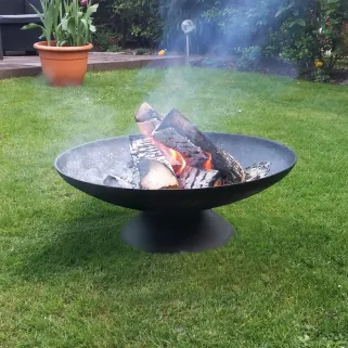 Brasero rond en fonte / barbecue convivial