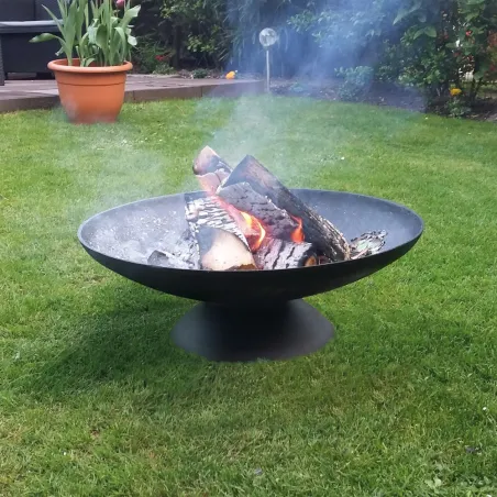 Brasero rond en fonte / barbecue convivial
