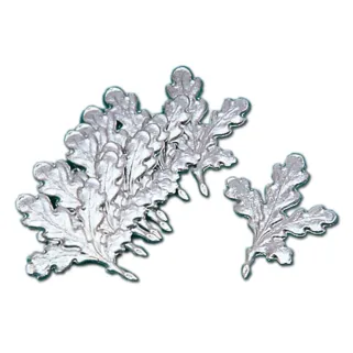 Feuille de chêne en aluminium