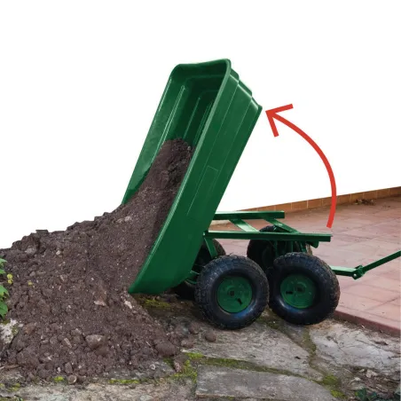 Chariot de Jardin Sans Effort 52L Chariot de Jardin Sans Effort 52L