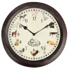Horloge murale décor animaux de la ferme Horloge murale décor animaux de la ferme