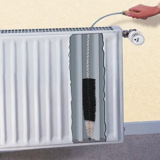 Brosse de nettoyage pour radiateur sèche-linge 70 cm