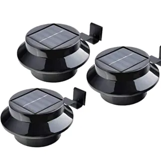 3 Lampes solaires pour gouttière