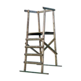 Mirador de battue Sologne en bois, hauteur du plancher 1,40m