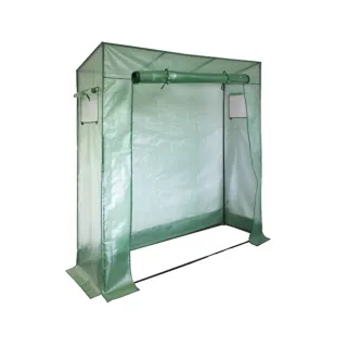 Serre tomates 200 x 195 x 60 cm. Toit incliné serre de jardin verte