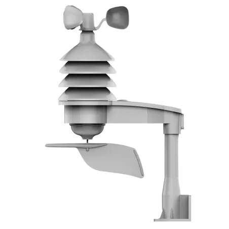 Station météo professionnelle radiopilotée tactile température, taux humidité, vitesse vent Station météo professionnelle radiopilotée tactile température, taux humidité, vitesse vent