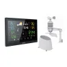 Station météo professionnelle radiopilotée tactile température, taux humidité, vitesse vent Station météo professionnelle radiopilotée tactile température, taux humidité, vitesse vent