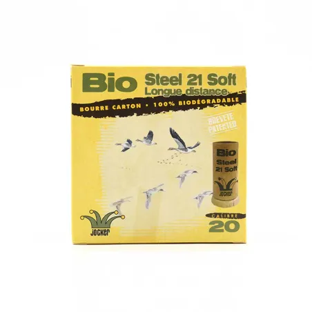25 Cartouches Bio Steel 21g calibre 20-70