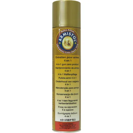 Huile Armistol pour nettoyage arme 4 en 1 300mL
