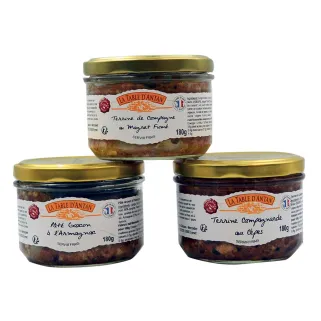 Terrines de 180 g (Lot de 3)
