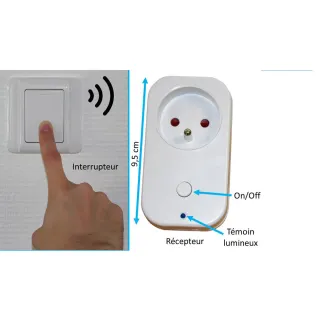 Prise électrique intelligente sans pile ni fil
