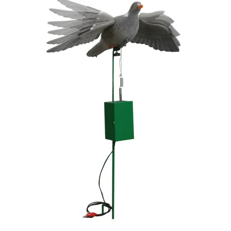 Appelant pigeon électrique à ailes battantes hauteur 82cm, longueur fil 120cm