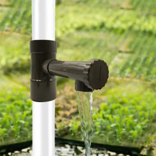 Robinet récupérateur d'eau de pluie à poser sur descente d'eau