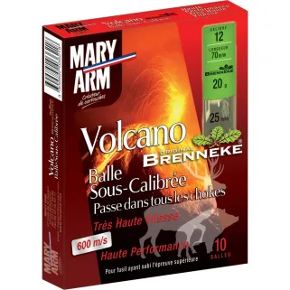 Boite de 10 balles Brenneke VOLCANO 12/70