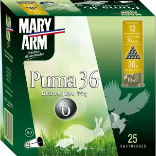 Boite de 25 cart PUMA 36g 12/70