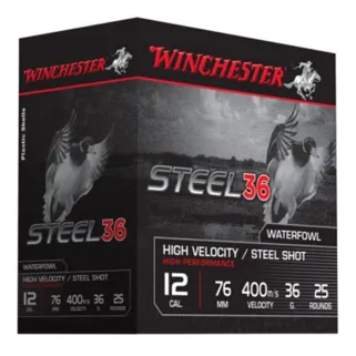 Cartouche WINCHESTER Steel 36 Calibre 12-76 36g
