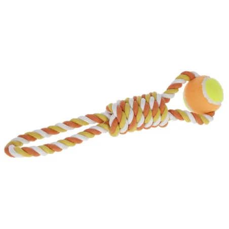 Balle de tennis avec poignée pour chien