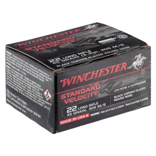 Cartouches Winchester 22 LR réducteur de son