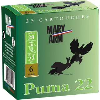 Boite de 25 cart PUMA 22g 28/70