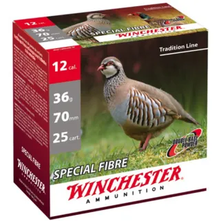 Cartouche WINCHESTER Spécial Fibre Calibre 12/70 36g