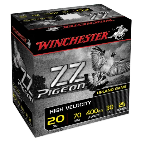 Cartouche WINCHESTER ZZ pigeon Calibre 20-70 30g