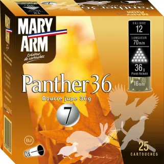 Boite de 25 cart PANTHER 12/70 36g