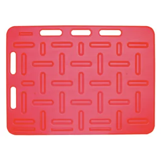 Plaque à porc PVC robuste rouge