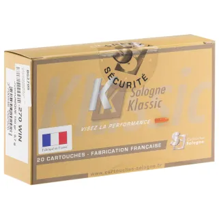 Boite de 20 Balles SUBSONIQUE Sologne Klassic 243WIN