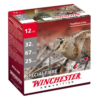 Cartouches WINCHESTER Spécial Fibre Calibre 12-67 32g