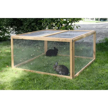 Parc extérieur modulable pour petits animaux