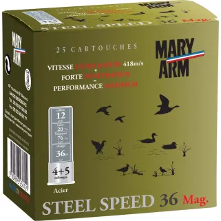 Boite de 25 cart STEEL SPEED 36g 12/76