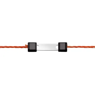 Connecteur Litzclip acier inox. Fil 3mm (10pc)
