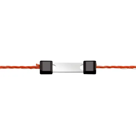 Connecteur Litzclip acier inox. Fil 3mm (10pc)