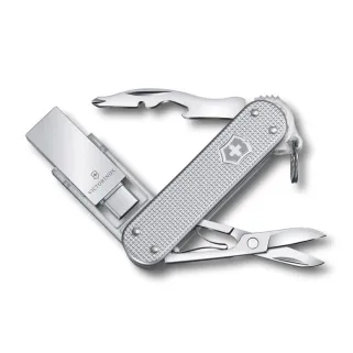 Couteau multifonctions et USB Victorinox Jetsetter work 16go alox gris