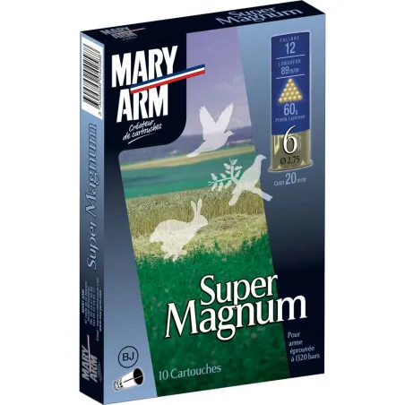 Boite de 10 cart SUPER MAG 60g 12/89