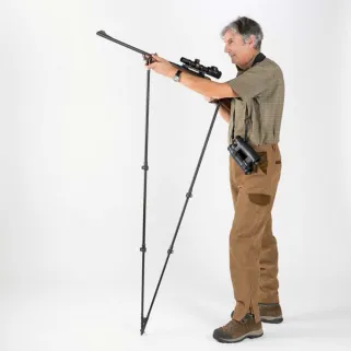Canne de pirsh Monteria alu 7075 T6 nylon réglable de 75 à 165cm