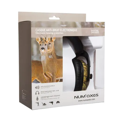 Casque anti-bruit électronique camo Numaxes