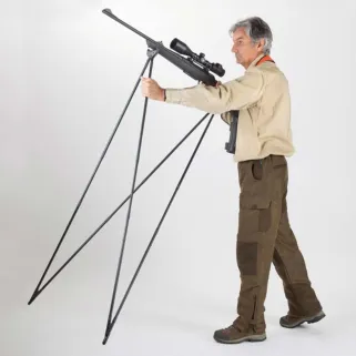 Canne de pirsh Bush alu 6060T6 nylon, 170cm montée vert kaki