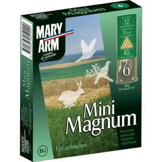 Boite de 10 cart MINI MAGNUM 12/70