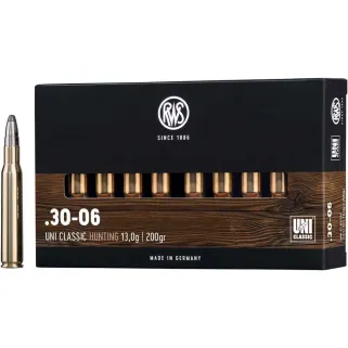 Boite de 20 Balles RWS ogive UNI - 30.06 - 181grs - 11.7g