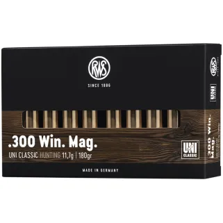 Boite de 20 Balles RWS ogive UNI - 300win - 181grs - 11.7g