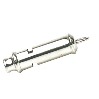 Sifflet nickelé rond